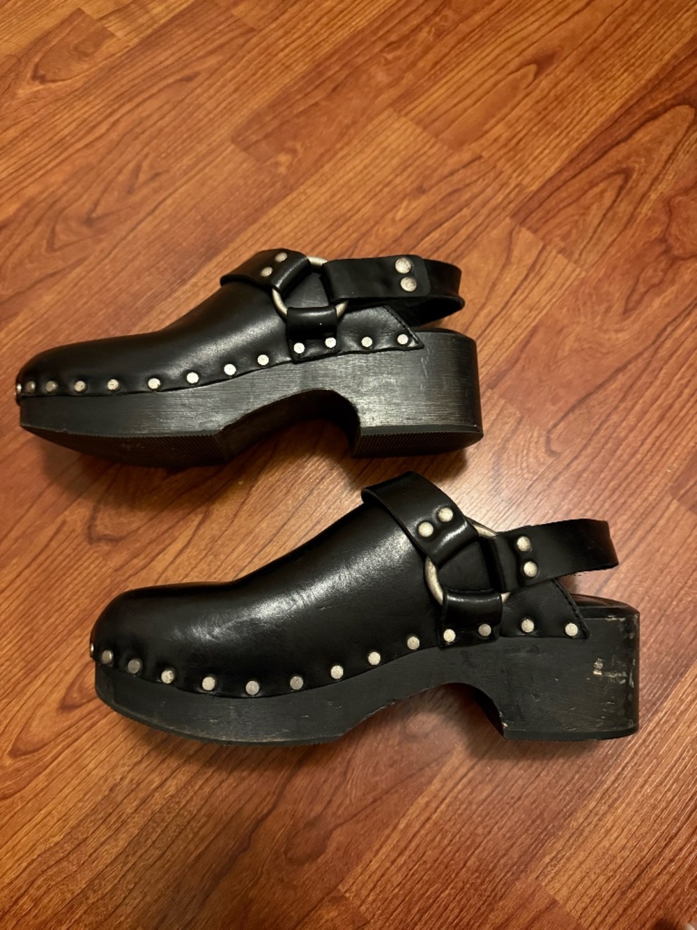RE/DONE 70s Studded Slingback Clog Black - Picture 9 of 9